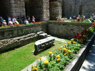 Le long de la basilique Sainte Sophie : nous sommes des moutons