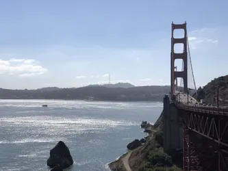 Le Golden Gate juste après être sortis de la route